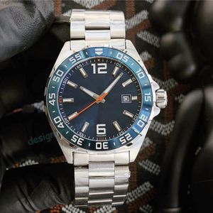 93OA polshorloges luxe klassieke herenautomatische machines Designer Watch 44 mm unidirectionele roterende wijzerplaat roestvrijstalen riem waterdichte saffierglas L