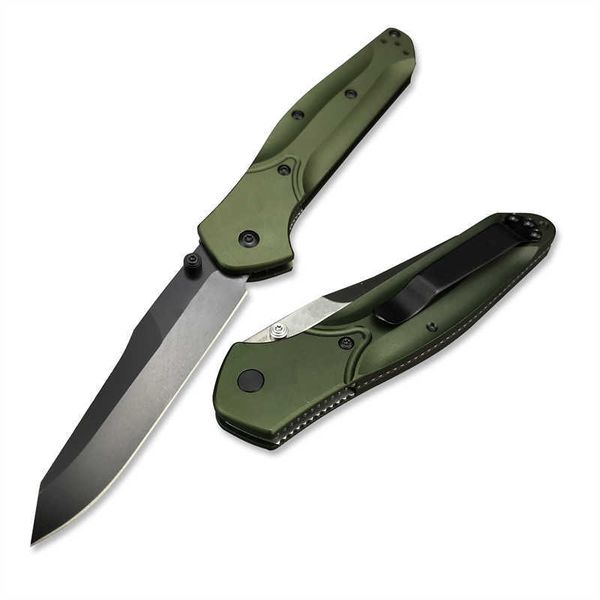 Osborne – couteau de poche à manche en alliage d'aluminium, couteaux pliants tactiques d'axe EDC pour la chasse et le Camping, 940