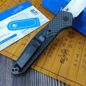 940 Osborne EDC Mes Vouwzak Tanto Blade Flat Edge Tactical Survival Camping Tool Koolstofvezelgreep 444