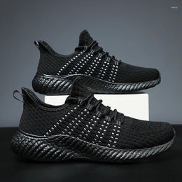 942 Spring Casual Shoes Men's plus taille 46 Trend Sports 47 Running Light Mesh Breathable Summer Black 5
