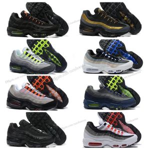 95 OG chaussures de course hommes femmes 95s Triple Noir Blanc Néon Cristal Bleu Solaire Rouge Minuit Marine Fumée Gris baskets pour hommes baskets d'extérieur