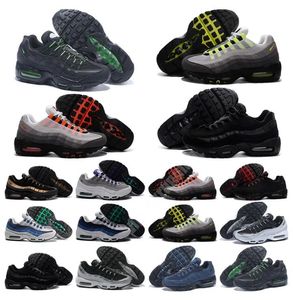 95 chaussures de course hommes femmes Triple Black White OG Neon Light Blue Solar Red Smoke Grey Midnight Navy mens trainers outdoor 95s sneakers 40-46