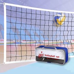 950 cm Professional Volleyball Net Match Competition Sport Estándar Estándar Estándar Fácil Configuración al aire libre Mesh Ejercicio 240516
