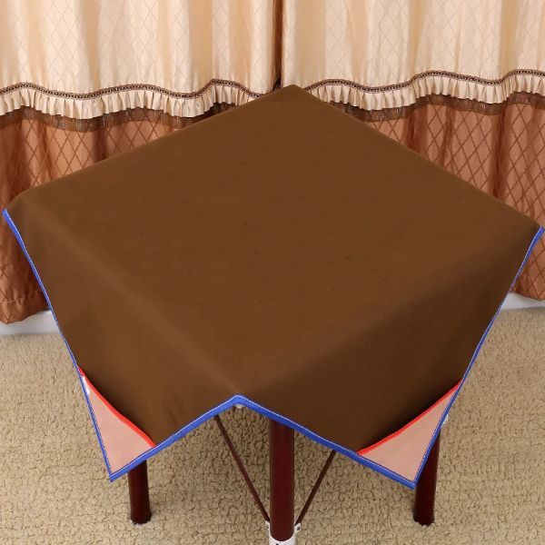 95 cm ou 115 cm Un côté est afflux, un autre côté est un autre cuir PU, une fête de table épaisse du mahjong réduit le tapis de bruit