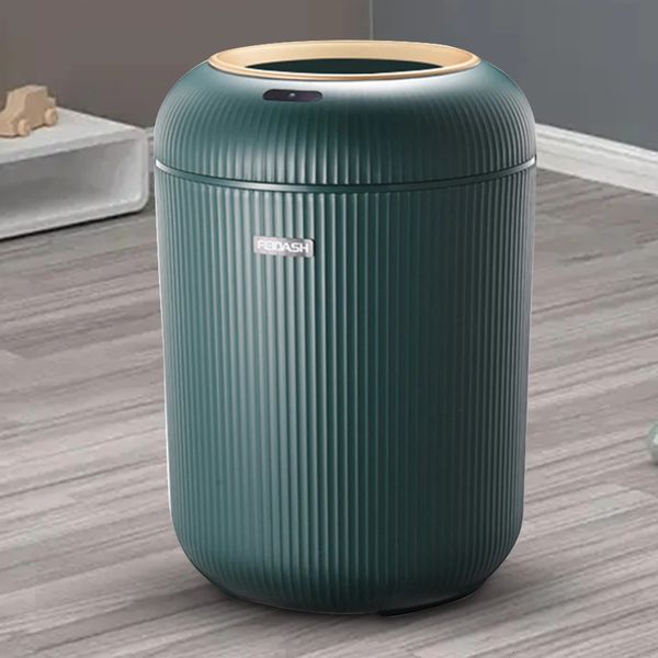 95L10L Smart Dustbin avec couvercle Coup de capteur automatique Corbelle Can Dispenser Garbage Corbage pour Kitchen LoudroomLiving Room Office 240408