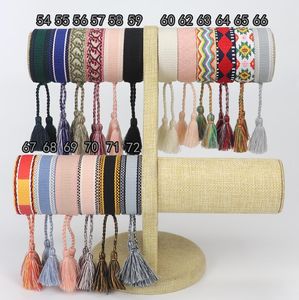 96 styles Handmade Friendship Bracelet For Women Men Adjustable Rope Bracelet Tassel Bracelets Wholesale Vintage Jewelry Gifts