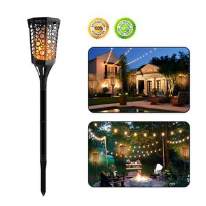 96LED Solar Flame Lamps Flickering Wall Lamp Waterproof IP65 LED Torch Lights Garden Landscape Light Outdoor Garden Decor