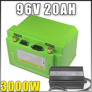 Batterie au lithium de moto électrique de scooter de 96V 20AH batterie de 3000W BMS 96V