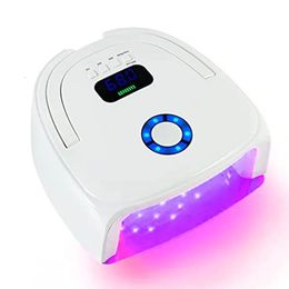 96W oplaadbare nagellamp draadloze gellak droger UV-licht voor nagels rode manicure draadloze LED 240111