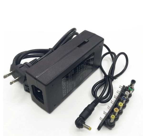 Fuente de alimentación del adaptador universal para computadora portátil de 96W 110-220v AC a DC 12V / 16V / 20V / 24V Cargador para computadora portátil / Notebook EE. UU. Reino Unido