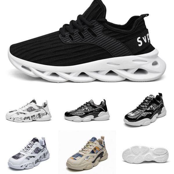 96YZ zapatos para correr casuales hombres de verano Cómodo malla transpirable sólido Negro gris oscuro Beige accesorios de mujer buena calidad Deporte Moda zapato para caminar 5