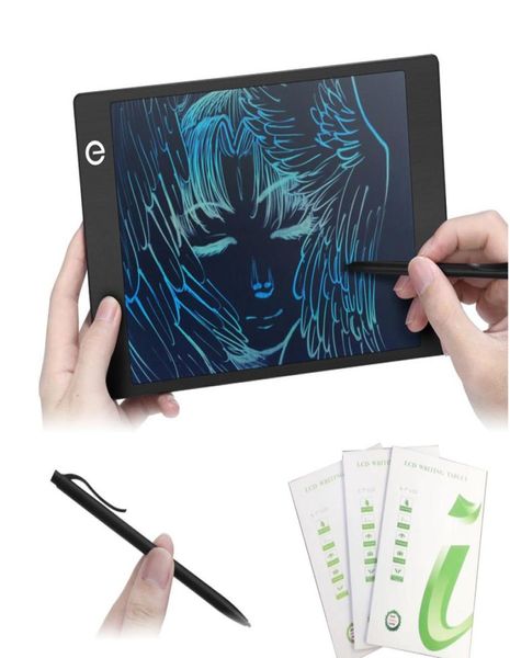 Tabletas de escritura LCD coloridas de 97 pulgadas, tableros de dibujo, almohadilla de escritura delgada portátil, tabletas gráficas sin papel con lápiz óptico Chri8183622