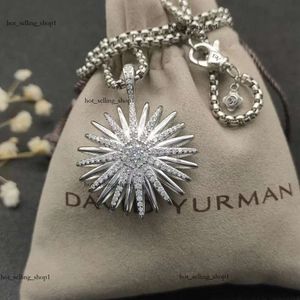 976 DY Twisted Vintage Band Ontwerper David Yurma Ketting Sieraden Voor Vrouwen Mannen Met Diamant Sterling Zilver Zonnebloem Luxe Verguld Verloving Edelsteen Cadeau