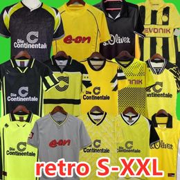 98 99 retro 01 02 camisetas de fútbol 00 02 camisetas de fútbol clásicas Lewandowski ROSICKY BOBIC KOLLER METZELDER 95 96 97 94 95 12 13 REUS MOLLER Dortmund