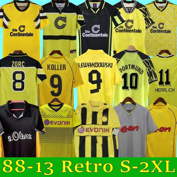 98 99 rétro 01 02 maillots de football 00 02 maillots de football classiques ROSICKY REUS Lewandowski BOBIC KOLLER Hummels 95 96 97 94 95 12 13 KOHLER MOLLER Dortmund