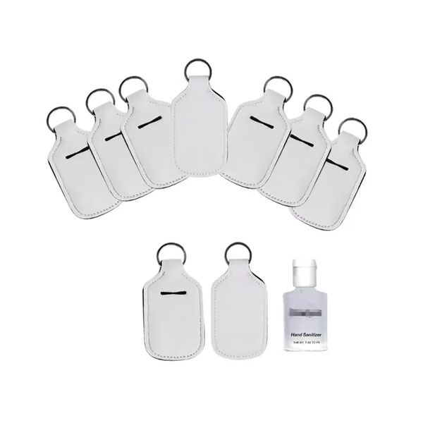 Porte-clés porte-désinfectant pour les mains blanc pour Party Favor 30ml Mini Bottler Party Favor 0214