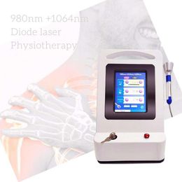 alivio del dolor frío de la terapia del laser de la máquina de la terapia física del laser del diodo de 980nm 1064nm
