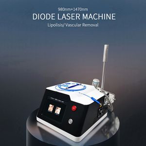 980 nm 1470 nm Endoliftng Laser Lipolyse Endolaser Slimming Machine Réduction Fat Double Chin Traitement