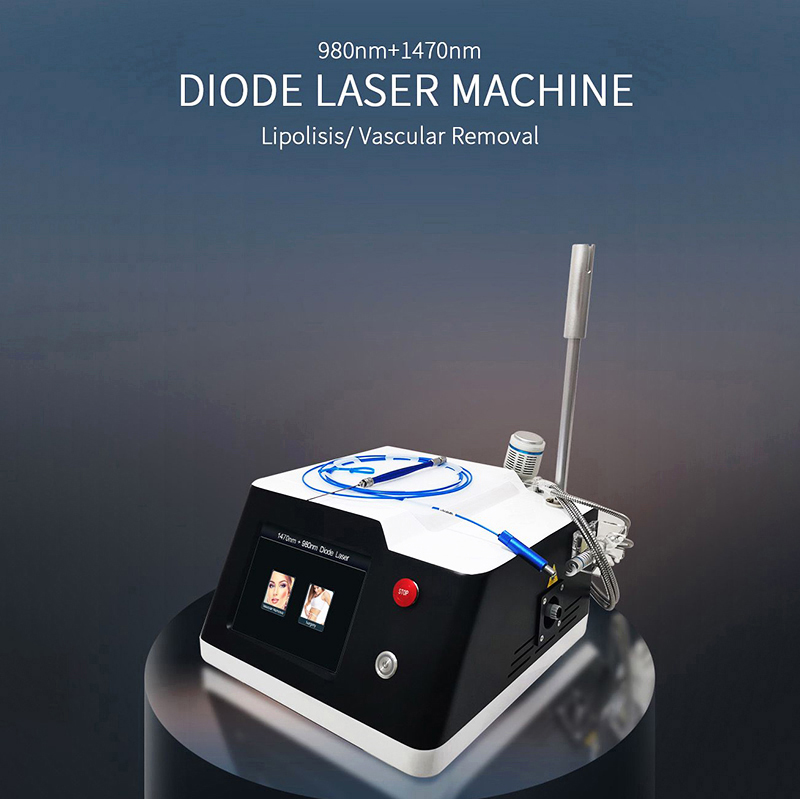 980nm 1470nm Endoliftng Laser Lipolysis Endolaser Slimming Machine Fat Reduction Double Chin Treatment Vascular Vein Removal