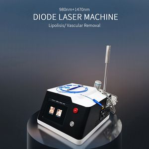 980nm Diode Laser Liposuctie Vet Oplossen Lipolyse Face Lift Lichaam Afslanken Machine Spataderen Vasculaire Verwijdering