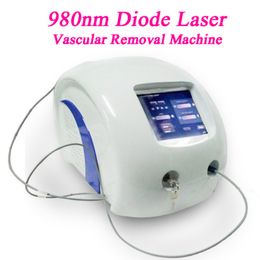Machine de retrait de veines d'araignée de laser de diode de 980nm thérapie vasculaire permanente dispositif de retrait de vaisseaux sanguins rouges salon usage domestique équipement de beauté443