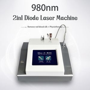 980nm Diode Laser Thérapie Dispositif de soulagement de la douleur Traitement des veines d'araignée Enlèvement vasculaire Corps Physiothérapie Machine Équipement de beauté