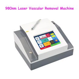 980nm machine de retrait de veine d'araignée machine de thérapie vasculaire laser à diode avec deux ans de garantie gratuite CE DHL
