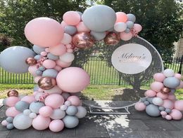 Soporte para globos de 98 cm, accesorios para globos de plástico, soporte para globos de boda y cumpleaños, decoración, arco de globo, guirnalda, Base de columna circular Y01077784424
