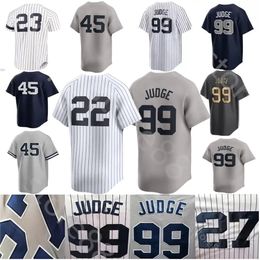 2024 Custom S-4XL 22 Soto 11 Volpe Jerseys Aaron Judge Jersey Derek Jeter Anthony Rizzo Gerrit Cole Gleyber Torres Giancarlo Stanton Clay Holmes DJ Lemahie