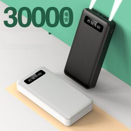 Chargeur portatif de banque de puissance de 30000mAh batterie externe batterie externe pour iPhone 15 14 Pro Xiaomi Huawei Samsung Pover Bank