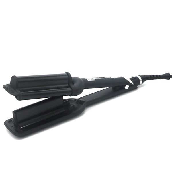 9913 rizador de tres tubos/rizador de ondas grandes/nuevo clip de tres tubos/estilizador de barbería/rizador de dos tubos