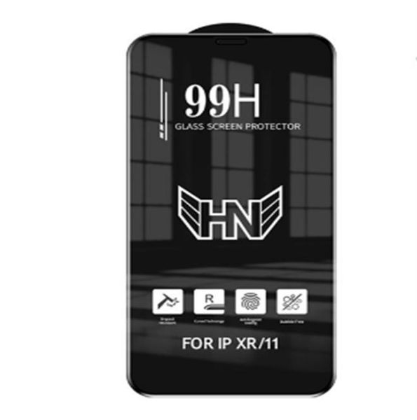 99H 100D COUVERTURE FULLE PROTECTEUR ÉCRAN TÉLÉPHONE VERRE TEMPORE