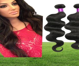 9a Brazilien Peruvian Malaisien Human Hair Body Wave 3pcs 100g / PCS Brazillien Human Hair Body Wave Brizilian Human Extensions8604478