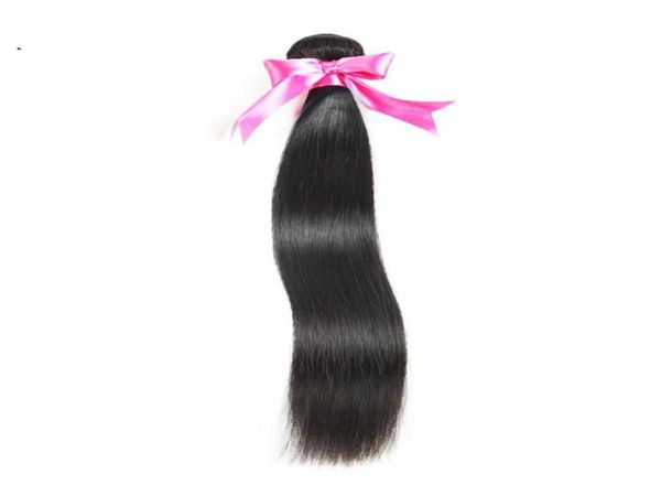 Packs 9a 828 pouces brésiliennes vierges remy cheveux humains yaki couleur droite 1b noir1695004