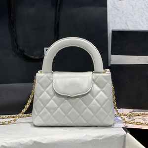 9A sac de créateur sac fourre-tout à bandoulière sac à main femme sac à bandoulière mini sac cc avec chaîne miroir qualité baguette femme sac en cuir véritable Cross Body vintage 23K CC lady womne