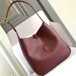 Bolsa de cuero de diseñador 9A Bolsa de axila vintage suave y lujosa - Diseño simple pero sofisticado con amplia capacidad perfecta para el bolso diario de la mujer