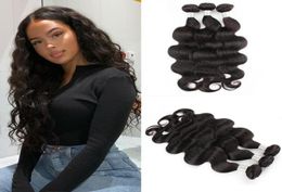 9A Nertsen Braziliaanse Virgin Haar Bundels Body Wave 3 Stuks veel Braziliaanse Menselijk Haar Bundels Losse Golf Diepe Golf Kinky Steil Haar Wea7986628