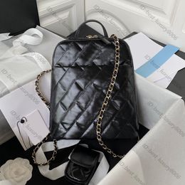 10A beroemd merk Backpack luxe dames enkele schoudertas senior schapenvacht grote capaciteit vrijetijdsreistas met senior cadeaubonist