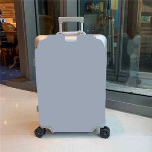 9A Maleta Diseñador de desarrollo conjunto Bolsa de moda Caja de embarque Caja de carrito de vacaciones de viaje de gran capacidad Aleación de magnesio de aluminio 230915