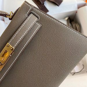 9A top hoogwaardige tas handgemaakte bijenwas lijn designer luxe dame crossbody handtas origineel imitatie klassiek epsom leer 19CM mini Mode schouder geschenkdoos