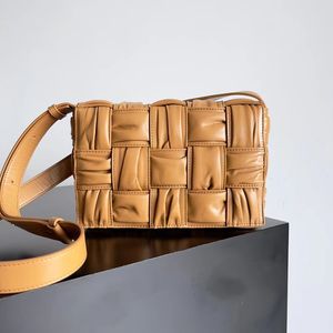 10A top lederen damestassen ontwerper luxe geweven ruche kussentas mini handtas mode schoudertas crossbody veelkleurig merk klassieke lente- en zomermodellen