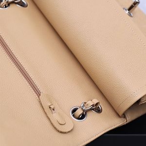9A + solapa clásica de calidad superior Diseñadores de bolsos de mujer bolso cruzado bolsos de cuero de cordero de caviar bolsos de embrague de cadena de plata dorada