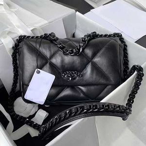 9A Tote Bag Designer Schoudertas CC 19 gewatteerde portemonnee Dames Handtassen Leren Crossbody zwart met zwarte ketting Clutch flap Hobos Portemonnee Luxe tasje Bolso sac de luxe