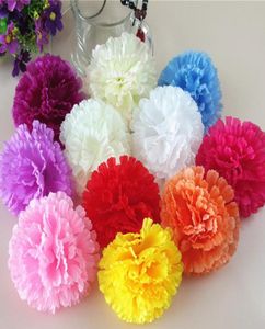 9cm 500pcs 9 couleurs disponibles disponibles en soie artificielle têtes de fleurs Mother039 Day Bijoux Bijoux Fidings Orware G6192527555
