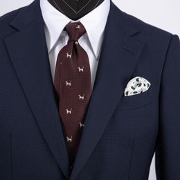 Cravate de mode pour hommes, cravate de 9cm de largeur, cravate d'affaires pour hommes ZmtgN2399