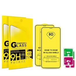 9d 18d 21d Verre pour iPhone 15 14 12 13 Pro Max Mini Film de téléphone Temperred Protecter Glass Screen Protector