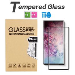 9D Volledige dekking gehard glas voor Samsung Note 20 S20 Ultra S8 S9 S9 Plus 3D gebogen schermbeschermer voor Samsung Note 8 9