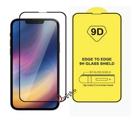 Protecteur d'écran de téléphone en verre trempé à couverture complète 9D, pour iPhone 13 12 11 Pro XR XS max 6 7 8 Samsung Galaxy A01 A11 A12 A21 A21S A35270078