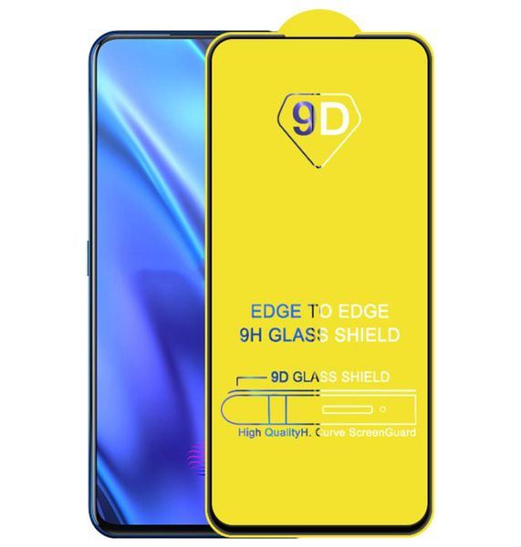 9D Couverture de colle complète Protecteur d'écran en verre trempé incurvé Film de protection de bouclier pour Samsung Galaxy M02 M02S M12 4G M22 M32 6893322