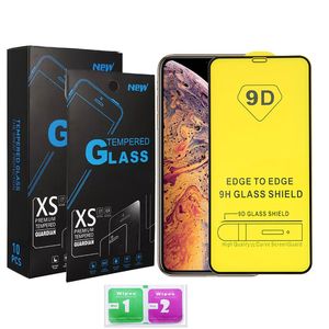 9D Tempered Glass For iPhone 13 11 12 Pro Max Screen Protector For iPhone X Xr Xs Max 6 6S 6P 7 8 Plus Full Cover Glass